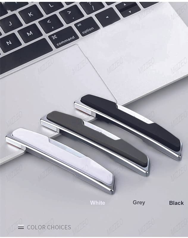 MIZZEO Car Door Protector (Design - Static - Grey & Chrome) Car Side Door Edge Guards Compatible with Maruti Suzuki Celerio X (2018) - Image 5
