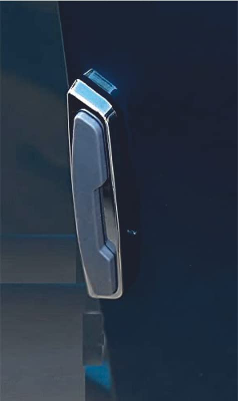MIZZEO Car Door Protector (Design - Static - Grey & Chrome) Car Side Door Edge Guards Compatible with Maruti Suzuki Celerio X (2018) - Image 2
