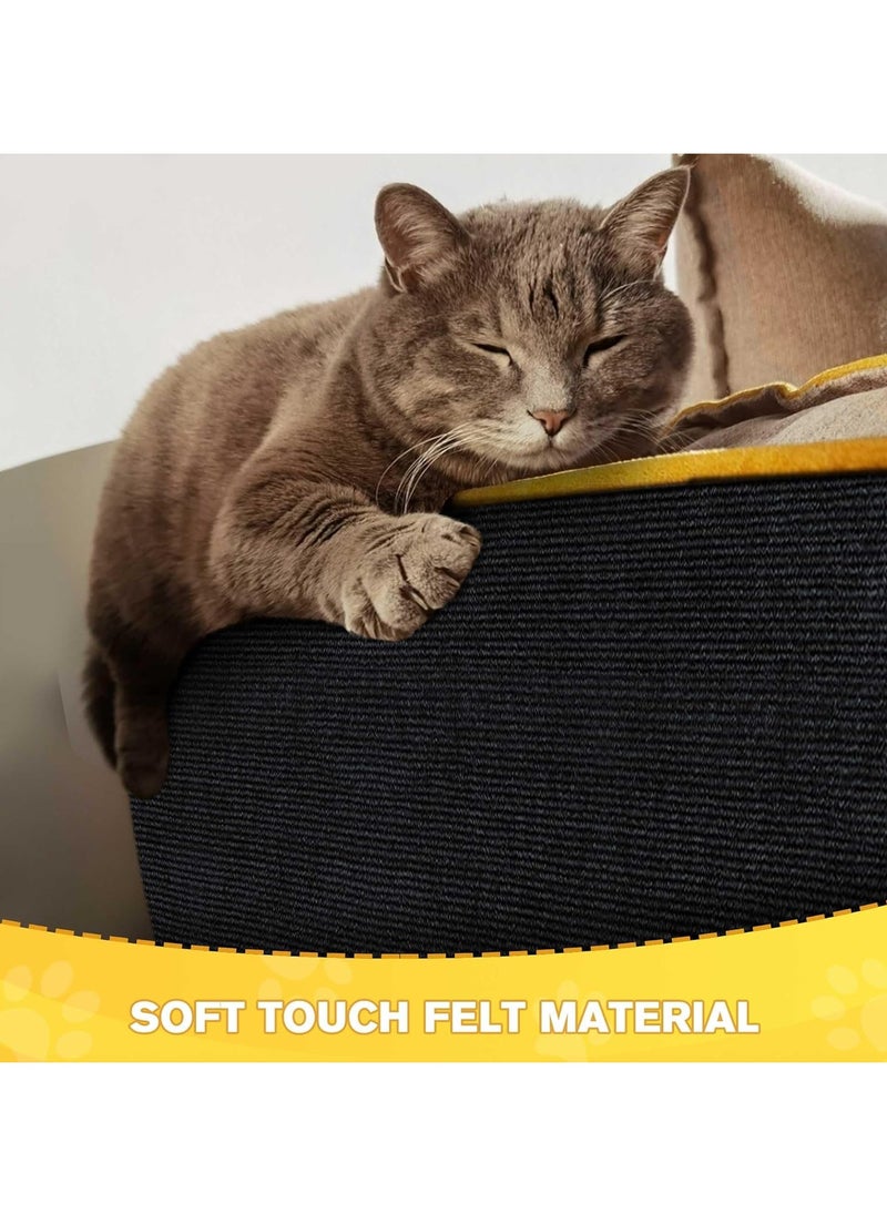 Neox - Cat Scratcher, Cat Scratching Pads, 39.37" x 23.6", Cuttable Cat Scratching Mat, Self-Adhesive, Cat Tree Shelves, Replacement Pad for Cat Tree Shelves, Sofa Furniture Protector cat accessories - Image 1