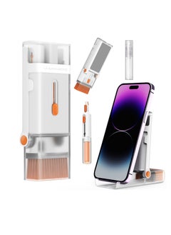 All-in-One Electronics Cleaning Kit, Keyboard Headphone Cleaning Tool, Phone Screen Cleaner with Phone Stand, Suitable for Computers, MacBooks, Laptops, Headphones