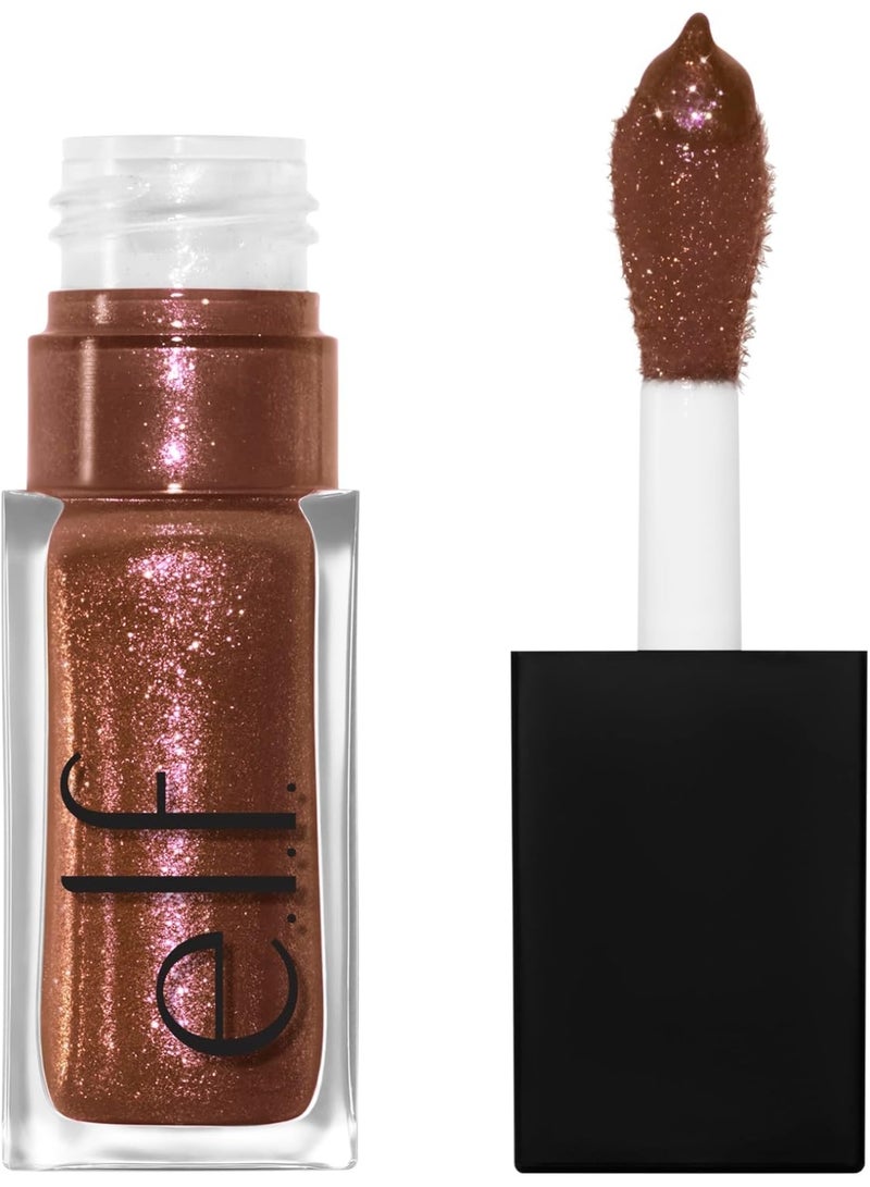 إلف زيت الشفاه غلو ريفايفر، مغذي ومرطب بلمسة نهائية لامعة ولون خفيف، برائحة النعناع، ​​غير لزج، نباتي ولم يُختبر على الحيوانات، من شوكولوكس. - Image 1