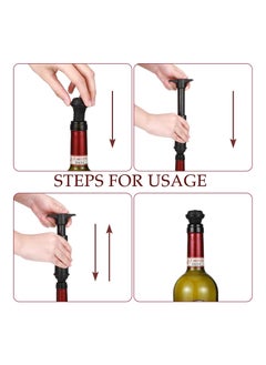 Y&D Wine Stopper, Resealable Pump, Vacuum Stoppers, Silicone Saver Practical Stoppers for Kitchen Supplies Bottle Tools (20PCS)  - Image 3