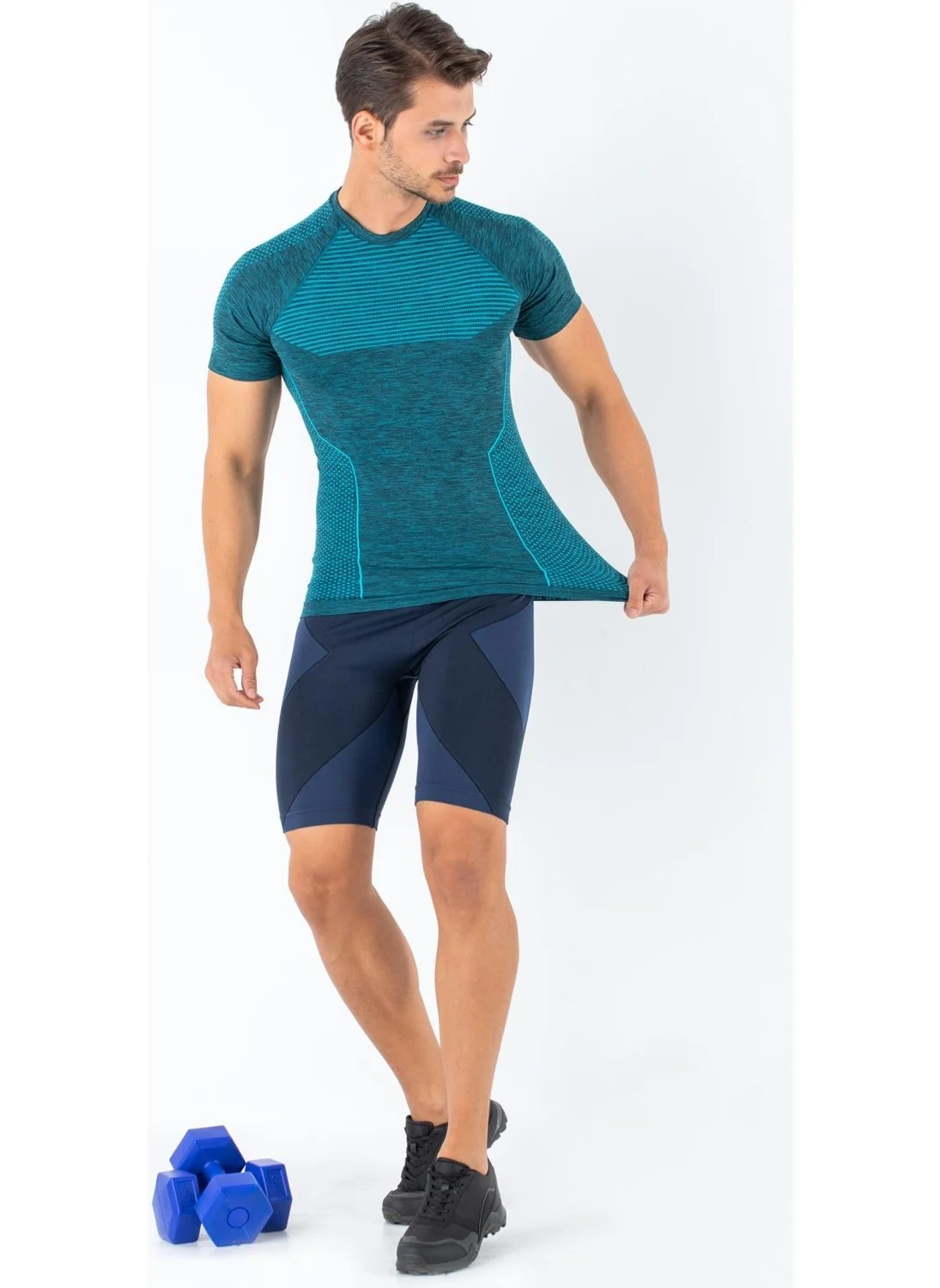 Miofit Men's Active Short Sleeve Seamless Sports T-Shirt