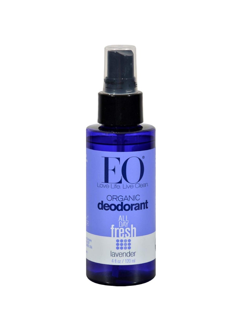 EO - EO Organic Deodorant Spray, Lavender, 4 oz - Image 1