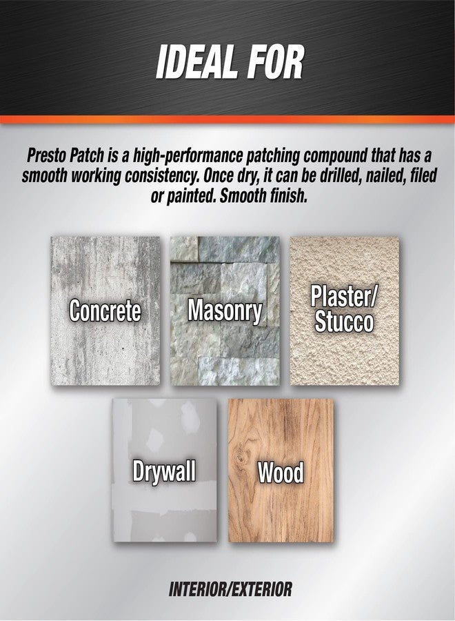 Dap 58505 Presto Patch Multi Purpose Patching Compound, 4-Pound - Image 4