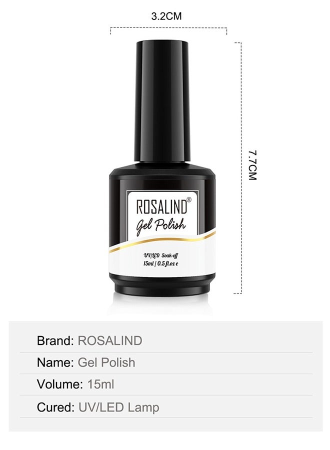 Rosalind Nail Polish Modeling Nude Nail Polish Gel 15ml Large Bottle - Image 2
