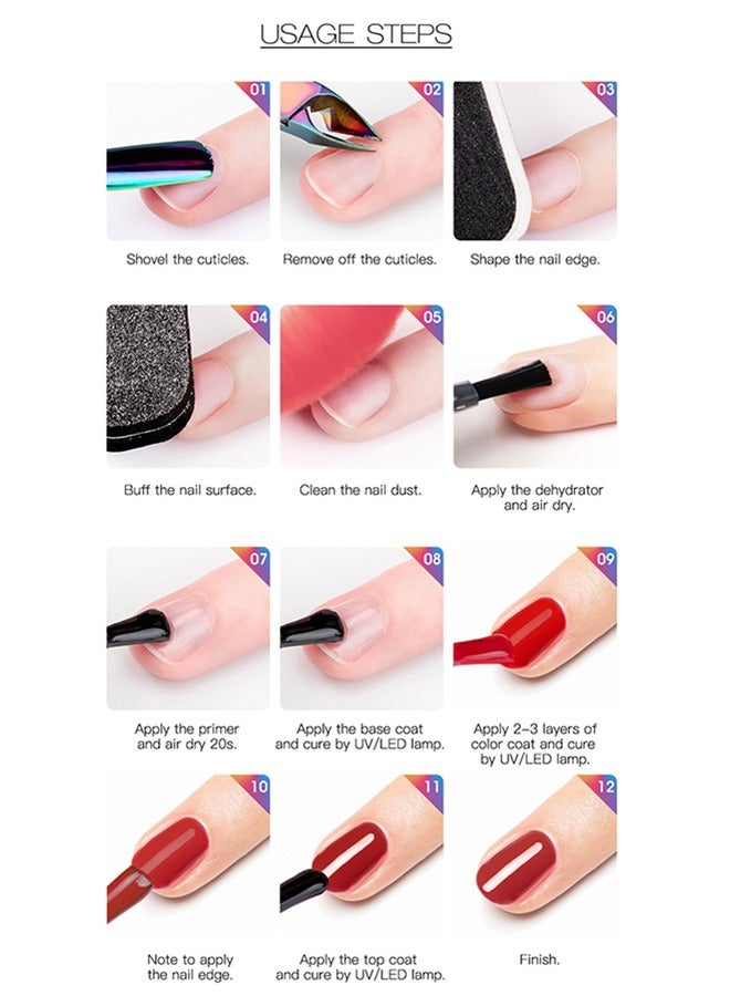 Rosalind Nail Polish Modeling Nude Nail Polish Gel 15ml Large Bottle - Image 3