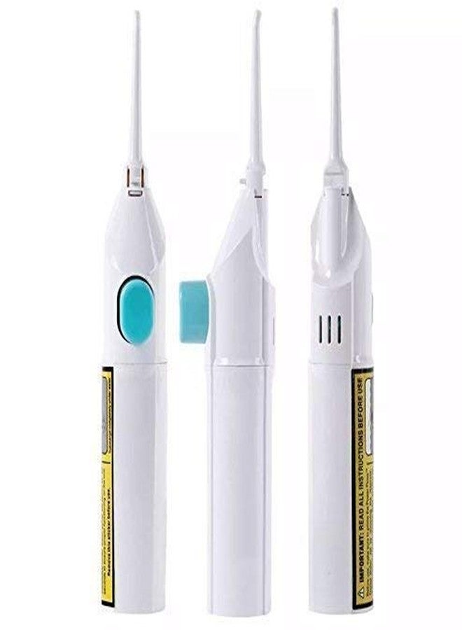 MSA portable power floss air powered dental water jet cords teeth cleaner plastic manual speed care water jet flosser cleaning whitening kit for tooth - Image 4