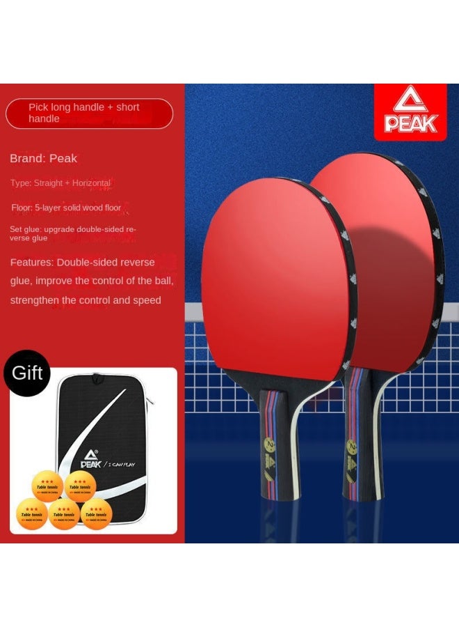 PEAK Professional Table Tennis Rackets For Adults – Shakehand & Penhold Grip - Image 1
