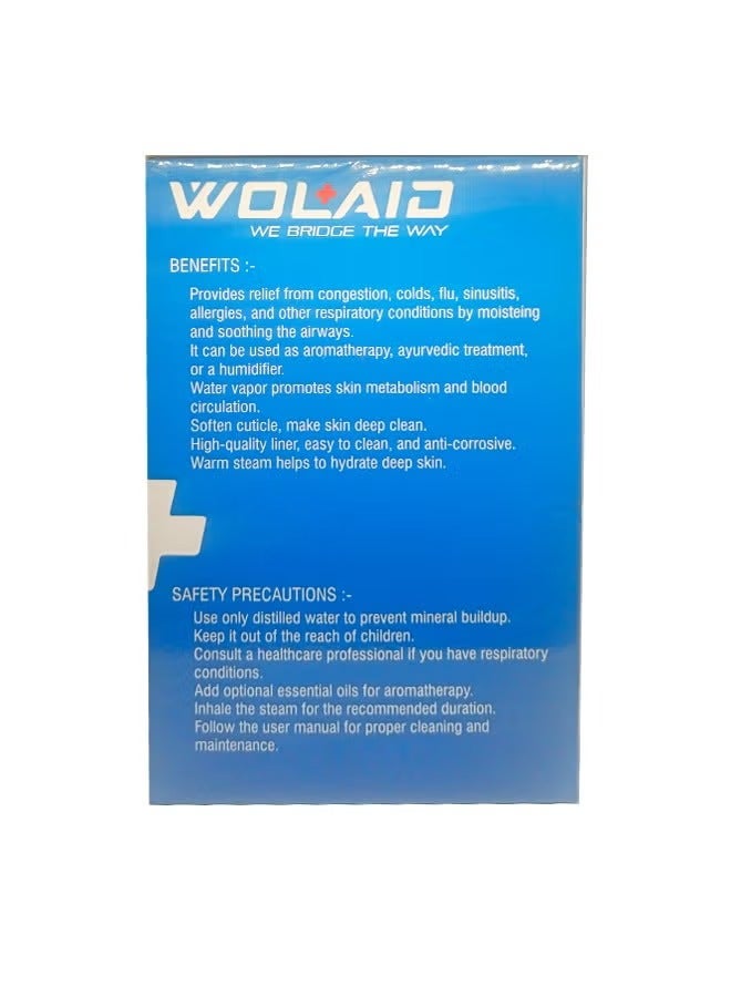 Wolaid Steam Inhaler Basic – Natural Relief for Congestion, Sinus, relief 1'S - Image 3
