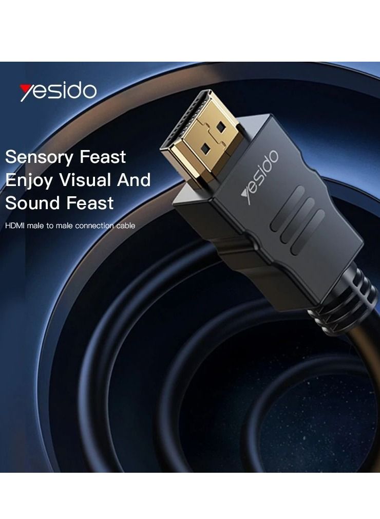 Yesido 4k 30Hz Ultra-clear HDMI Cable HD Display Video Cord For Computer TV Projector Hm09  - Image 2
