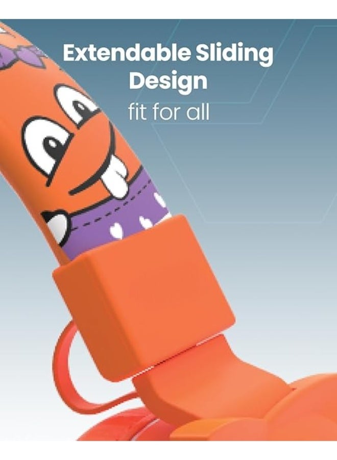 Junior Kids Bluetooth Headphones  Safe 90dB Volume Limited Wireless and Wired Foldable On-Ear Headset with Mic Adjustable Soft Padding for iPad and Tablet - Image 2