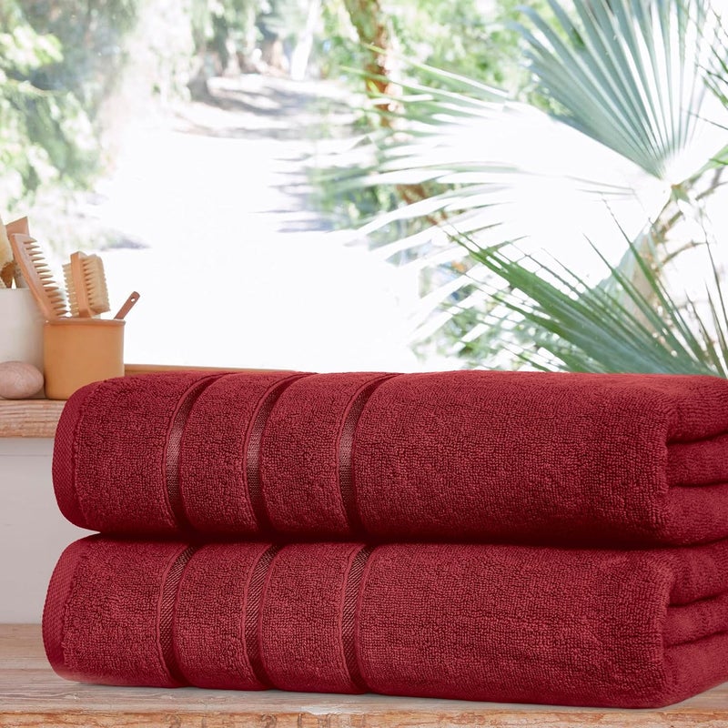Bliss Casa Bath Sheet (2 Pack) — 80x160 cm 100% Cotton Bath Sheets, Ultra-Soft & Highly Absorbent – Quick-Dry, Hotel-Quality & Durable - Image 5