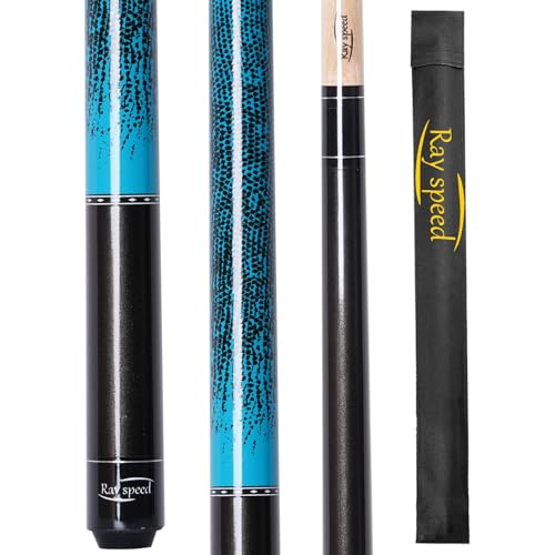 Ray speed Pool Cue Stick with 3D Printed Grip 13mm Tip Perfect for Precision Play Low Deflection Pool Cue for Enhanced Accuracy Ideal for Billiard Cue Enthusiasts - Image 1