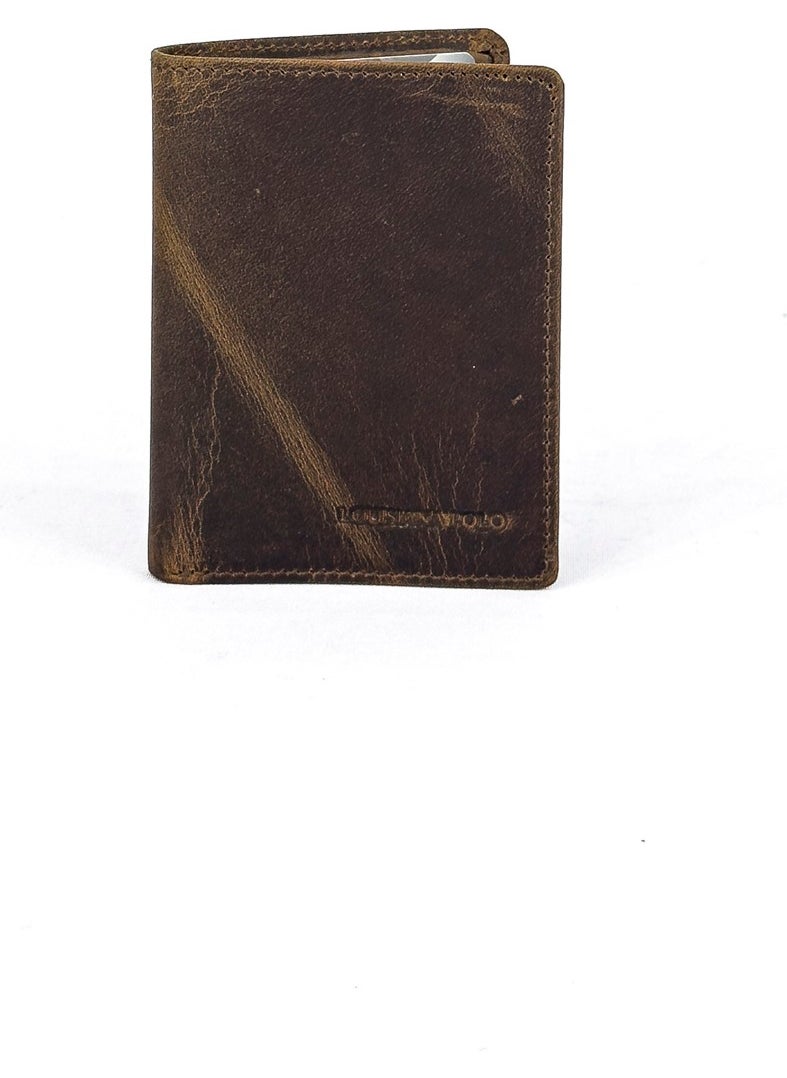 Louisiana Polo - Leather Men's Wallet Grazy Tan 1755 - Image 1