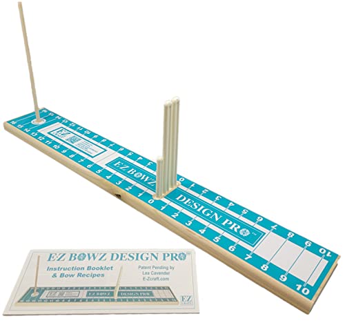 E-Z Bowz Design Pro Bow Maker - Easy Ribbon Bowmaker Gift Large Bow Maker - Perfect for Christmas Decor Wreaths and Hair Bows - Image 1