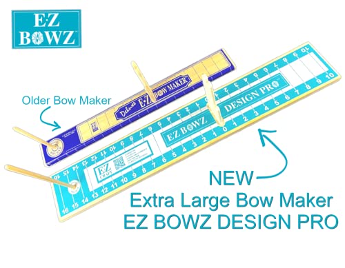 E-Z Bowz Design Pro Bow Maker - Easy Ribbon Bowmaker Gift Large Bow Maker - Perfect for Christmas Decor Wreaths and Hair Bows - Image 2
