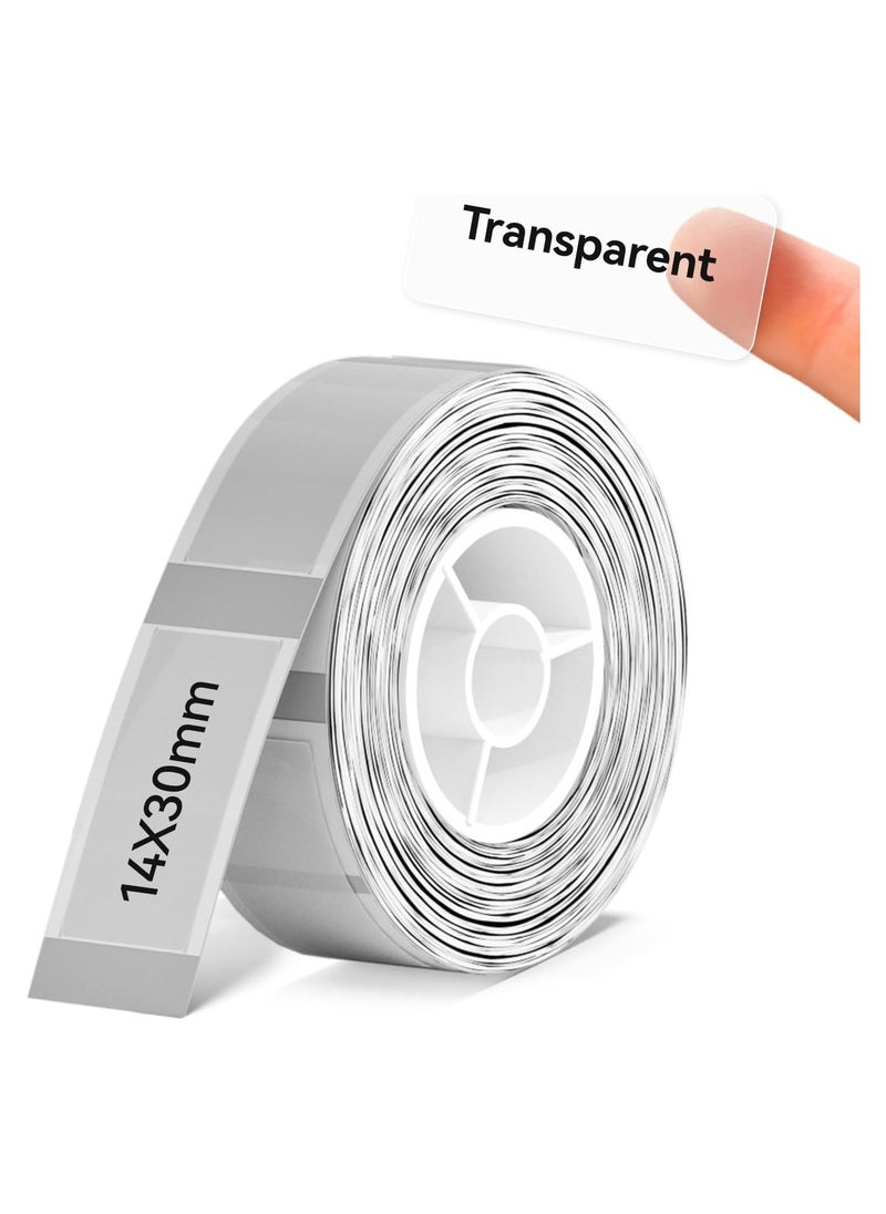 NIIMBOT - NIIMBOT Label Tape for D110/D101/D11, 14x30mm, Transparent. - Image 1