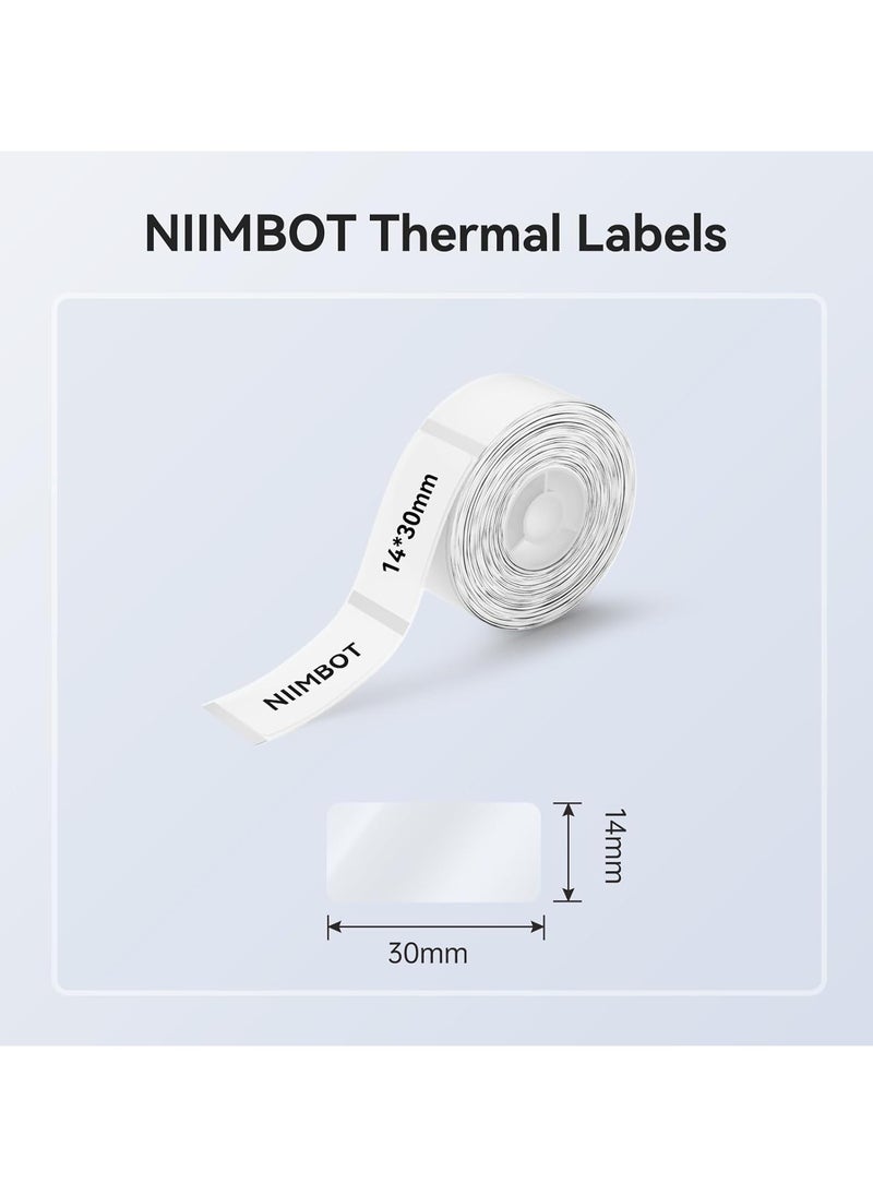 NIIMBOT - NIIMBOT Label Tape for D110/D101/D11, 14x30mm, Transparent. - Image 1
