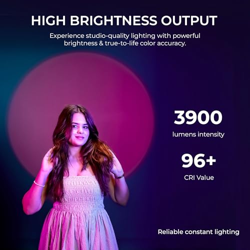 Digitek (DS 30 WTP) 30W Optical Snoot Zoom GOBO Projector, 12 Special Effects, 3900 Lumen, 3000mAh Battery, Dual Temp 2700K-6500K, 15 GOBOs and 5 Color Films, CRI ≥96, for Photo & Videography - Image 4