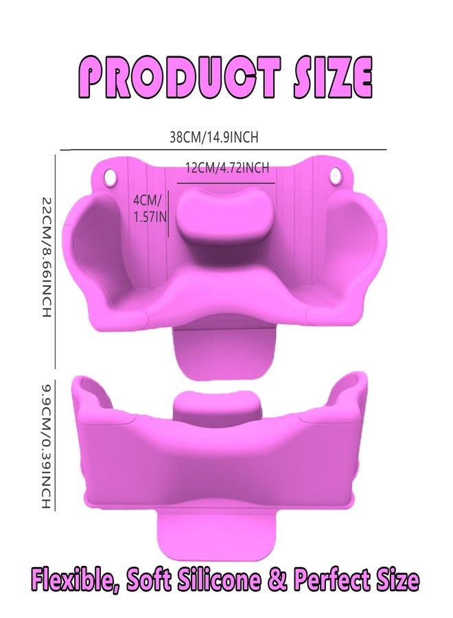 Cinlitek Portable Shampoo Bowl，Soft Silicone Hair Washing Basin with Neck-Floating Support for Kids, Elderly, Pregnant Women & Mobility Impaired, Ideal for Home Bathroom, Salon & Care Facilities - Image 4