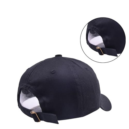 Erying Birthday Party Hats Funny Birthday Squad Embroidery Adjustable Black Baseball Cap for Women - Image 3