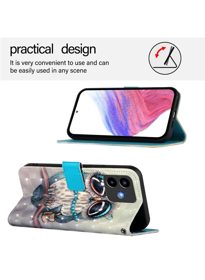 اس-توب جراب لهاتف Cubot Note 40، جراب جلدي أفقي قابل للطي بتصميم ثلاثي الأبعاد - Image 4