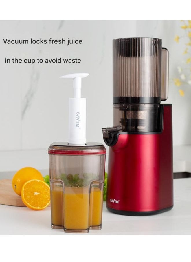 SAVTM Slow Juicer 250W | 200ml Capacity | High-Performance Juicer | ABS + PC Material | 55 RPM | Continuous Operation for Up to 10 Minutes  - Image 2