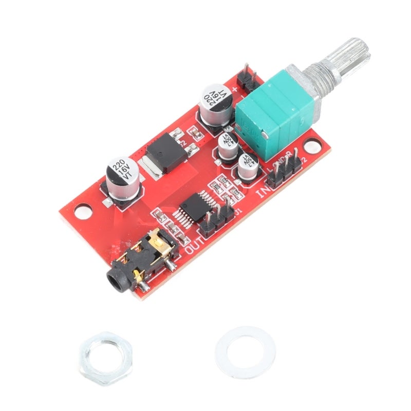 HiFi Headphone Amplifier Board DC 3-12V 80mw x 80mw - 3.5mm Headphone Hole Output - SMD Processing Mini Headphone Preamplifier Module for Audio Devices - Image 1