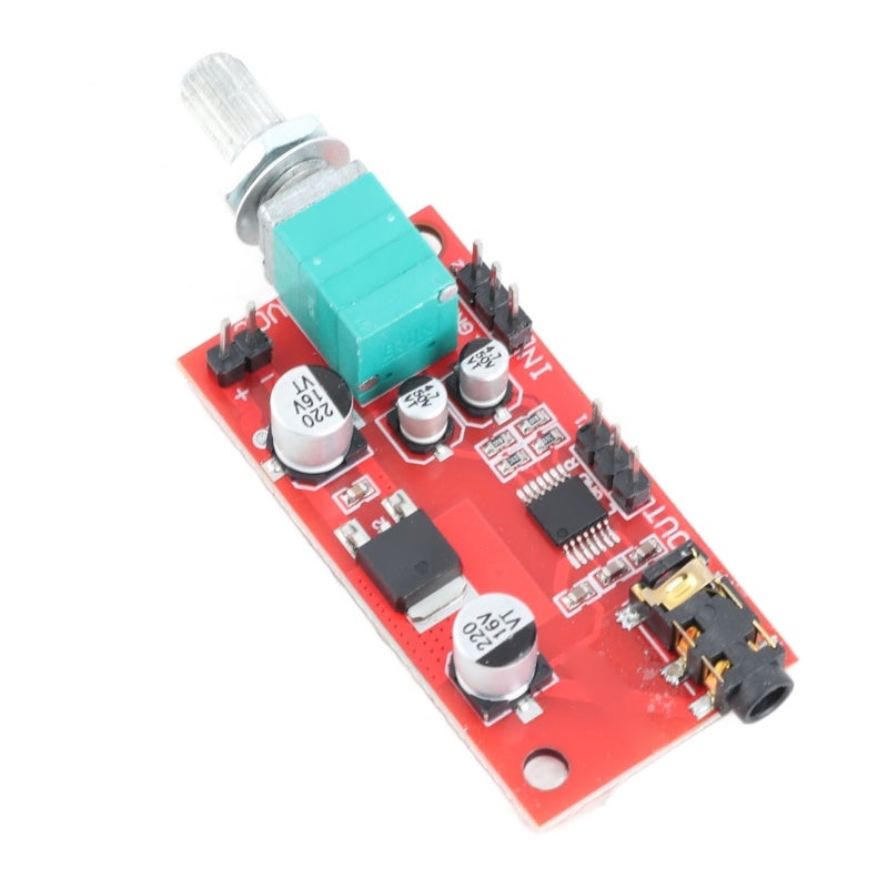 HiFi Headphone Amplifier Board DC 3-12V 80mw x 80mw - 3.5mm Headphone Hole Output - SMD Processing Mini Headphone Preamplifier Module for Audio Devices - Image 2