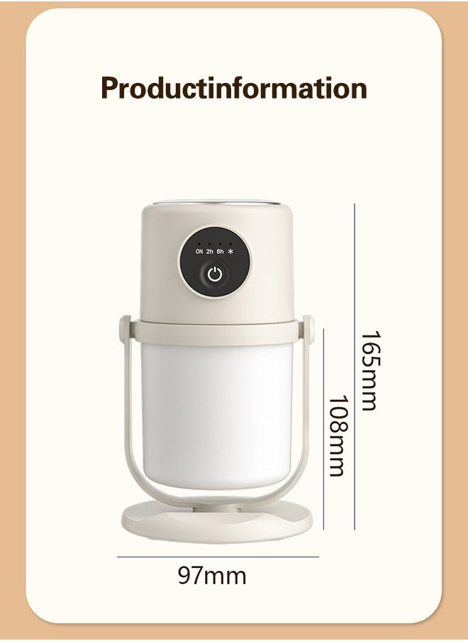 DMG TECH - White Humidifier 280ML Air Humidifier 360° Rotating Nozzle Can Be Timed for Home, Office, Etc - Image 1