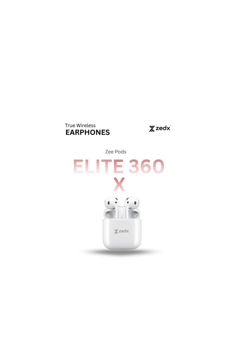 ZEDX ZEEPODS ELITE 360X TRUE WIRELESS EARPHONES