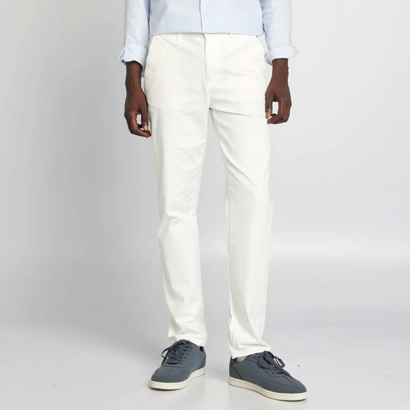 Kiabi Plain Chinos White