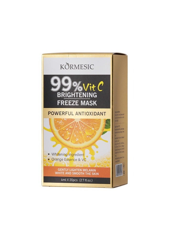 Kormesic برتقالي vc مشرق هلام قناع 4mlx20pcs - Image 1