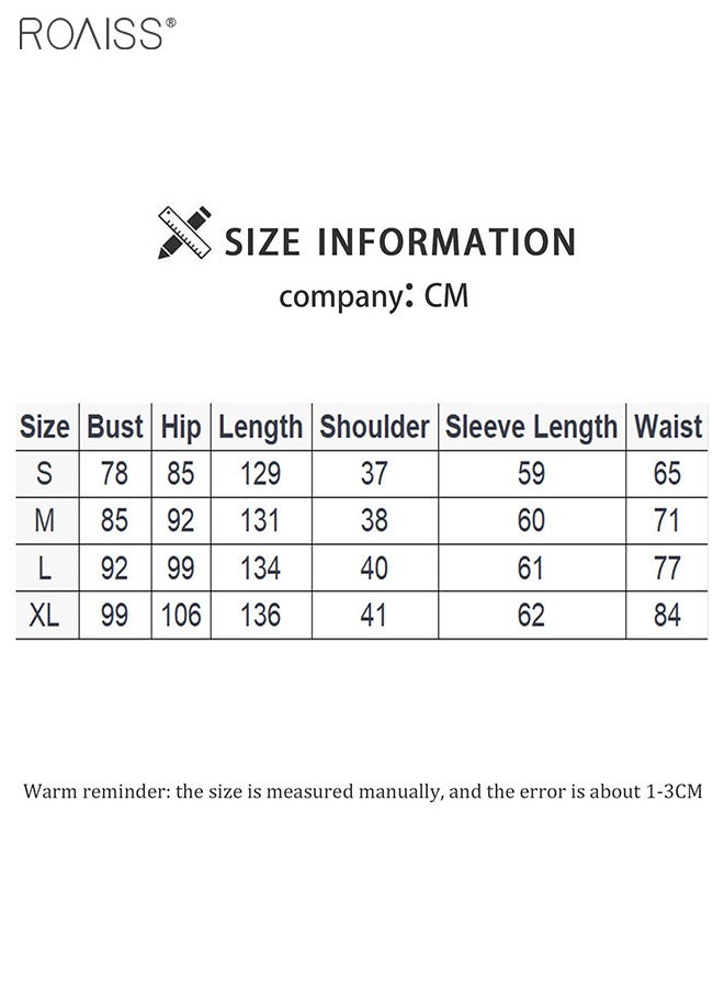 roaiss - Women's Velvet V Neck Long Sleeve Party Dress Ankle Length Fishtail Hip Dress - Image 1
