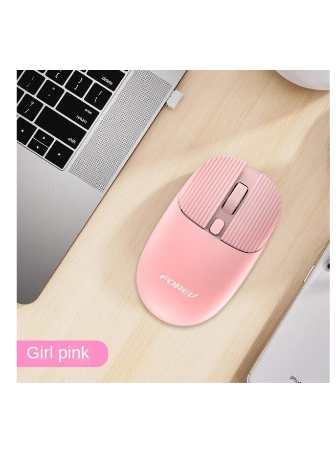 Forev FV-198 Wireless Mouse – 2.4Ghz 1600DPI 4 Buttons -10m Range | Pink - Image 3
