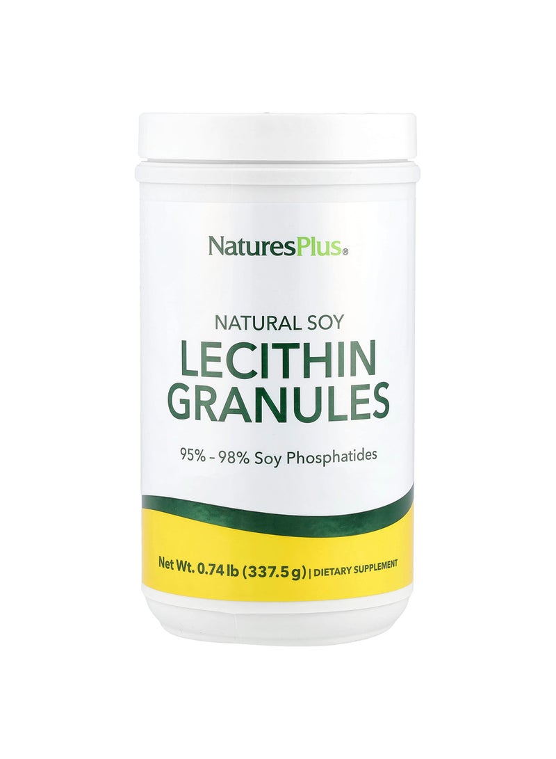 NaturesPlus Natural Soy Lecithin Granules, 0.74 lb (337.5 g)