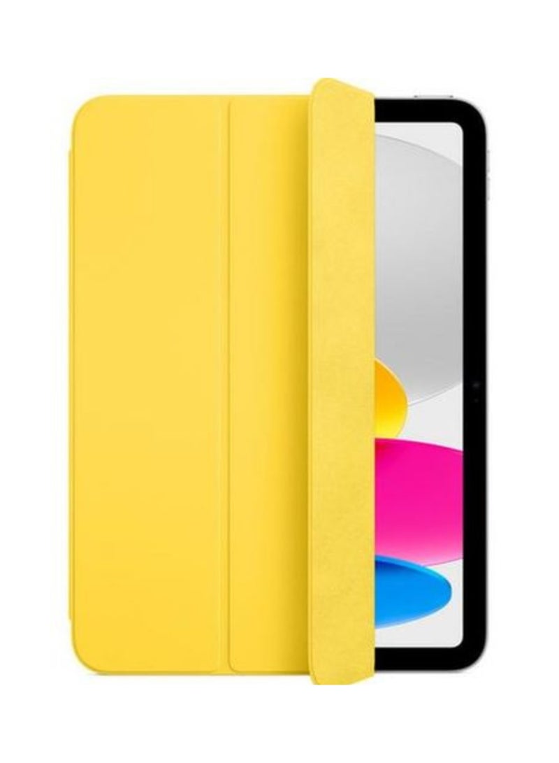 أكسسور  حافظة لجهاز iPad Mini 7 مقاس 8.3 بوصة، لون أصفر - غطاء بلاستيكي نحيف مقاوم للصدمات من البولي يوريثان مع حامل مغناطيسي، حافظة حماية متينة للجهاز اللوحي - Image 1