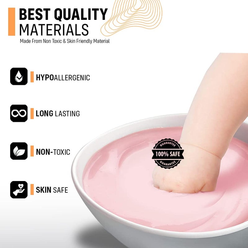 kraftify Hand Casting Kit for Couples and Baby | 3D Moulding Powder for Hand, Foot, Molding Clay | Hand Mould Kit | DIY Kit for Gift (Baby Kit) - Image 4