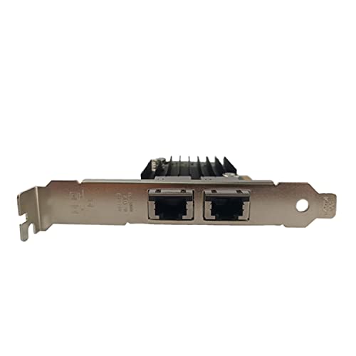 Lemspum 10Gb PCIE x4/x8/x16 Ethernet Network Adapter with Intel X550T2 Dual Copper RJ45 Port 1GbE/2.5GbE/5GbE/10GbE LAN Card NIC 10GBase-T X550AT Server Support Windows/Linux/VMware - Image 4