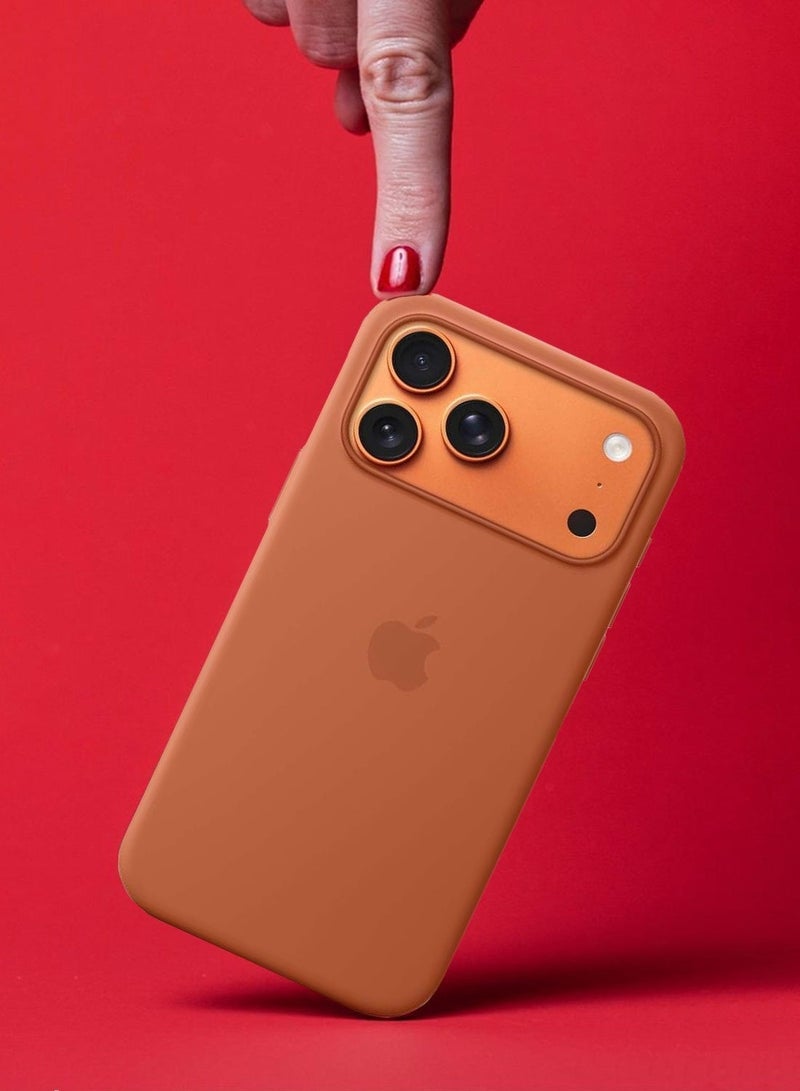 Techie Apple iPhone 17 Pro Silicone Case with MagSafe – Tera Cotta - Image 5