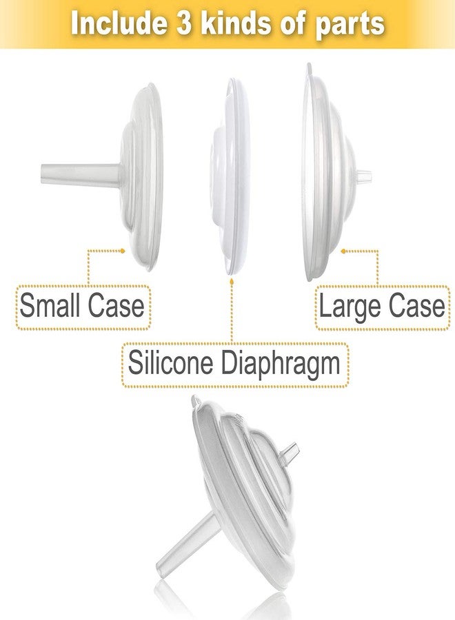 Nenesupply Long Stem Backflow Protector Use Medela Pump Parts Breastshield on Spectra S1 S2 and 9 Plus Breastpumps. Not Original Spectra Pump Parts Inc 2 Long Backflow Protectors - Image 2