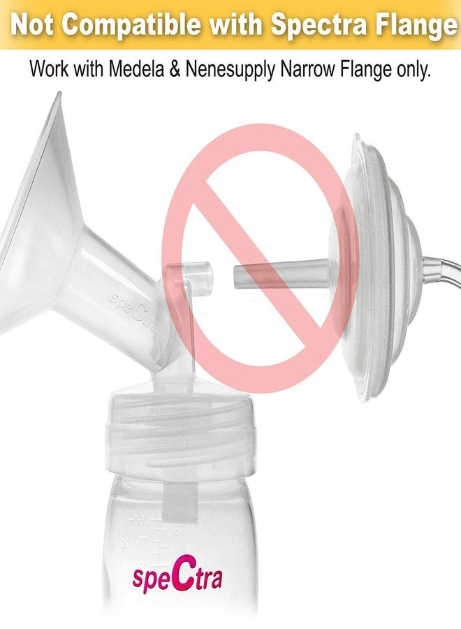 Nenesupply Long Stem Backflow Protector Use Medela Pump Parts Breastshield on Spectra S1 S2 and 9 Plus Breastpumps. Not Original Spectra Pump Parts Inc 2 Long Backflow Protectors - Image 5
