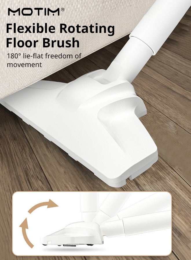 Portable Handheld Vacuum Cleaner 2 in 1, Lightweight Cordless Stick Cleaner, 150w 50000Pa Strong Suction, 0.5L Dust Cup, Quiet Suction, Central Filtration System for Carpets, Hard Floors, Stairs and Hair