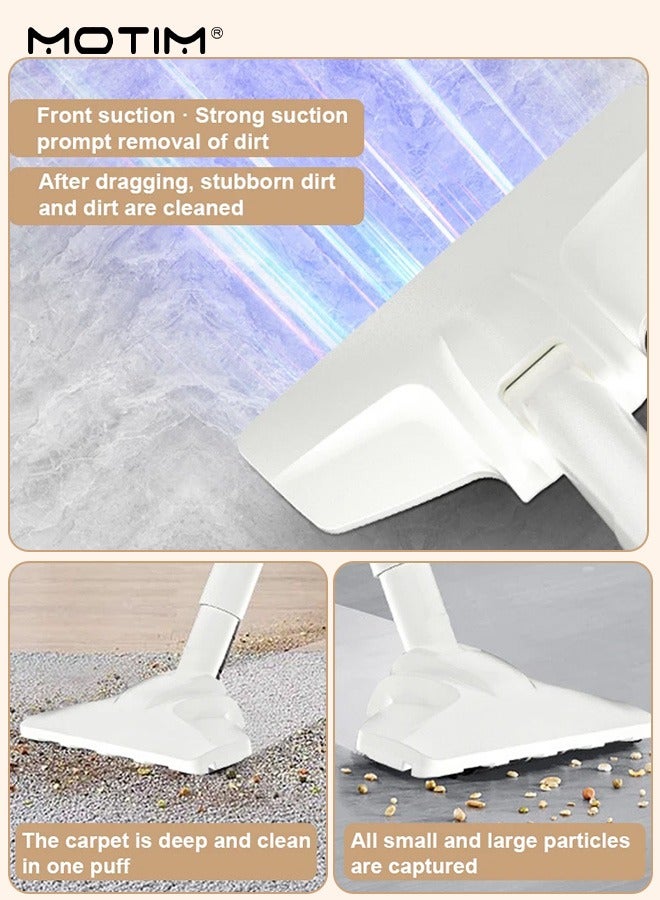 Portable Handheld Vacuum Cleaner 2 in 1, Lightweight Cordless Stick Cleaner, 150w 50000Pa Strong Suction, 0.5L Dust Cup, Quiet Suction, Central Filtration System for Carpets, Hard Floors, Stairs and Hair