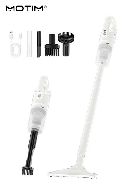 Portable Handheld Vacuum Cleaner 2 in 1, Lightweight Cordless Stick Cleaner, 150w 50000Pa Strong Suction, 0.5L Dust Cup, Quiet Suction, Central Filtration System for Carpets, Hard Floors, Stairs and Hair