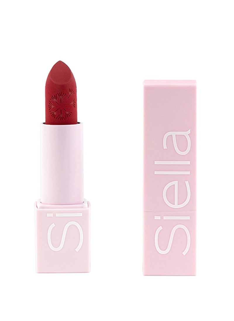 Siella Beauty Lotus Flower Power Matte Lipstick Upto 10hr Long Lasting Lipstick Made In Italy  - Image 1