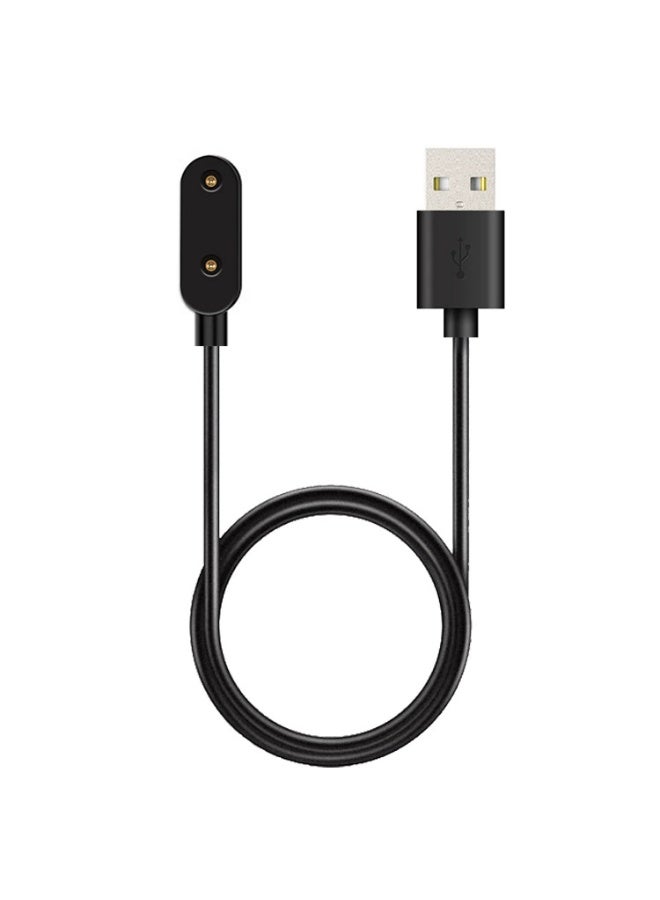 general 1M USB Charging Cable for Huawei Watch Fit 3/Huawei Watch Fit 2/Huawei Band 9/Huawei Band 8/Huawei Band 7/Huawei Band 6/Huawei Band 6 Pro/Honor Band 9/Honor Band 8/Honor Band 7/Honor Band 6/Honor Band 6 pro,Smart Watch Accessories Dock Charger Adapter Cable Black - Image 1
