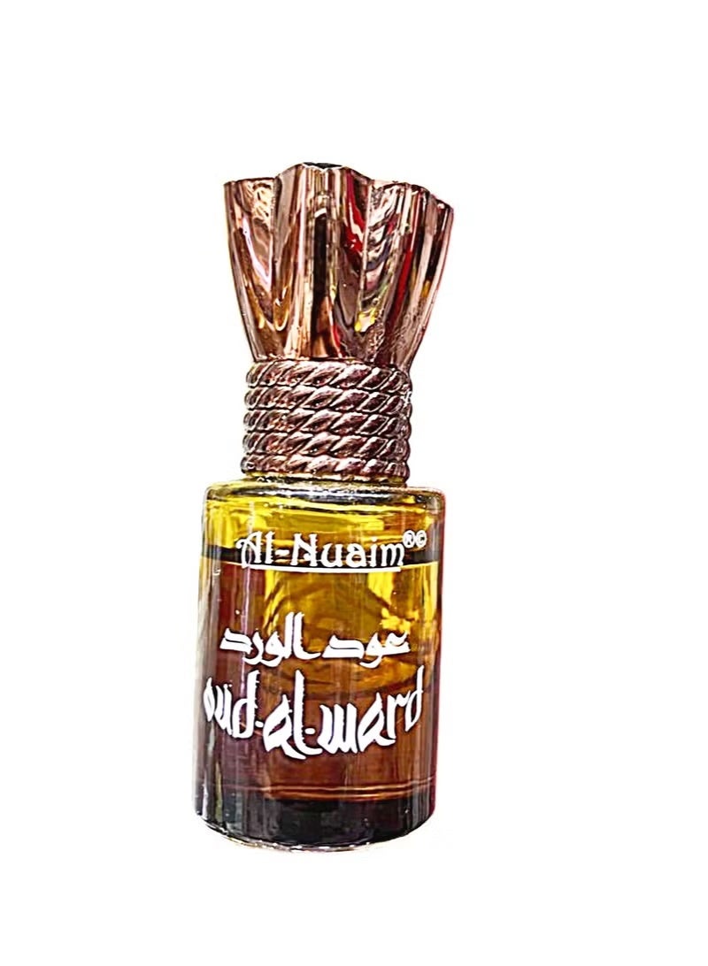 أل نواعم عطر النعيم من سلسلة تحفة، عود الورد، رول أون 6 مل (عبوة من 4) | زيت عطري مركز للجنسين، خالٍ من الكحول | عطر عود وزهور يدوم طويلاً للرجال والنساء | حجم مناسب للجيب - Image 2