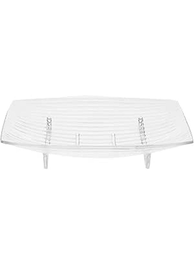 White Soap Dish for Shower and Sink with Drainage Holes for Home and Travel Use - Image 1